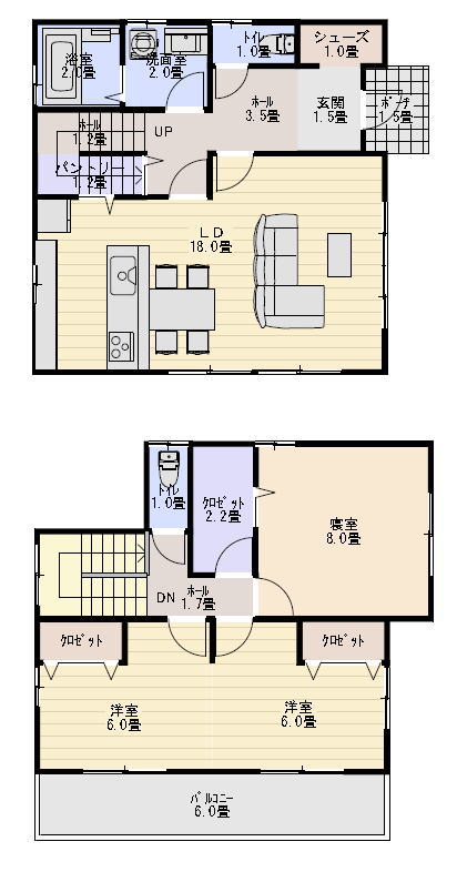 間取り図集 30坪の間取り図